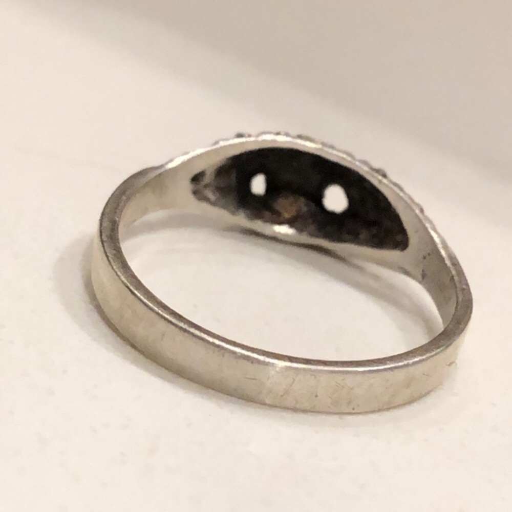 Sterling 925 Owl Eyes Ring - Picture 6 of 7